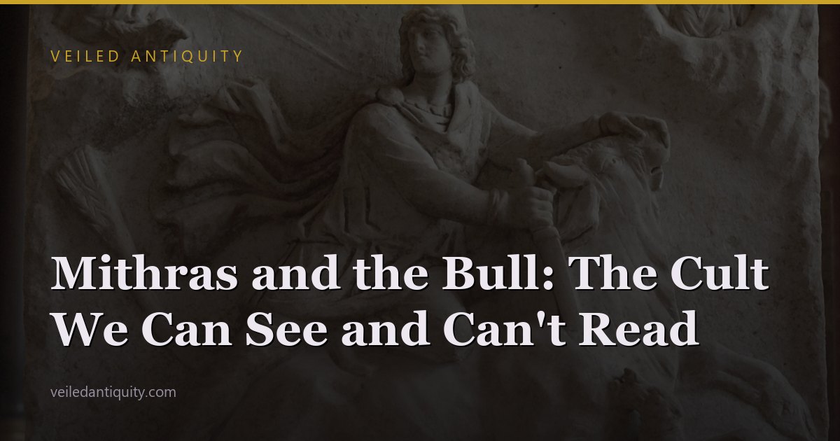 Mithras and the Bull: The Cult We Can See and Can't Read